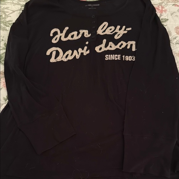 Harley-Davidson Tops - Harley-Davidson Black Long Sleeve Top/Woman